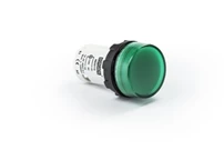 MB Series Plastic with LED 110V AC Green 22 mm Pilot